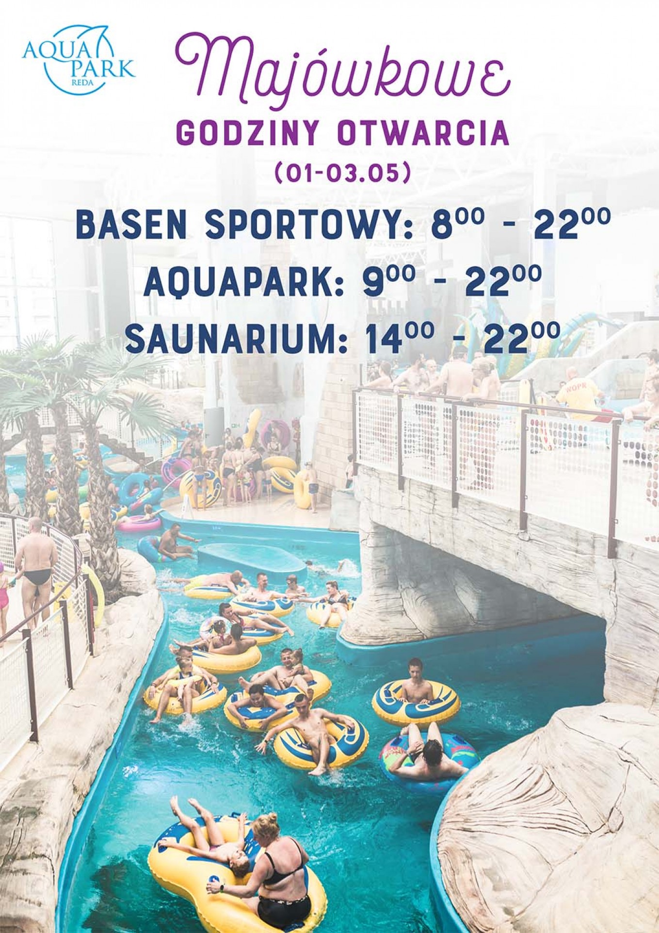 Majówkowe godziny otwarcia Aquaparku! 