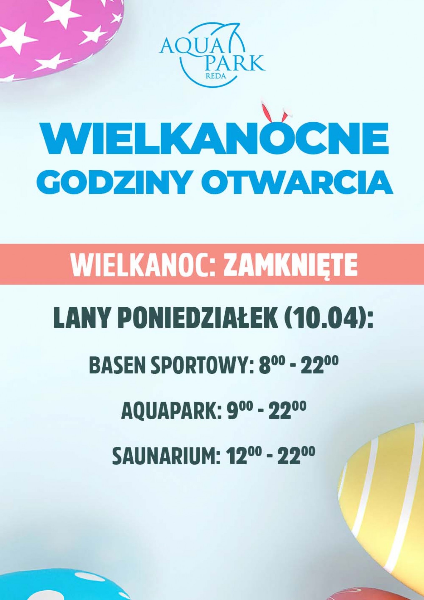 Wielkanocne godziny otwarcia !
