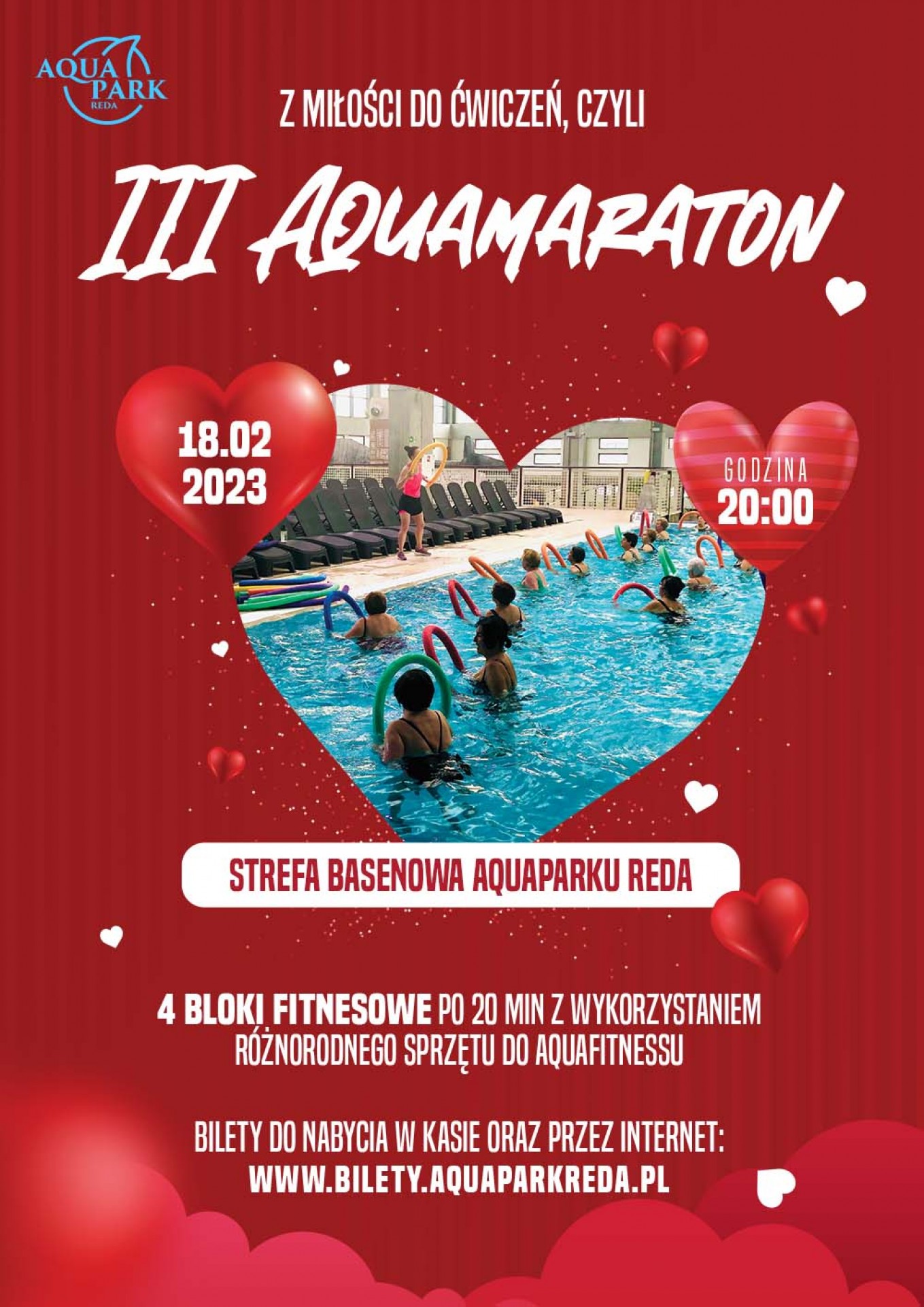 WALENTYNKOWY MARATON AQUAFITNESS