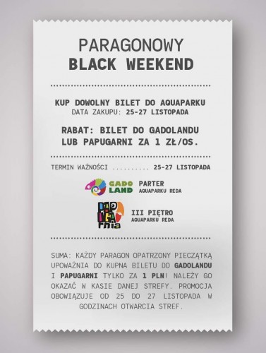 Paragonowe BLACK Weeks